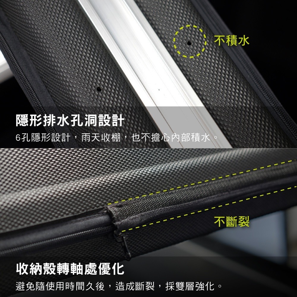 【3D OUTDOOR】輕量型蝶形天幕車邊帳, , large
