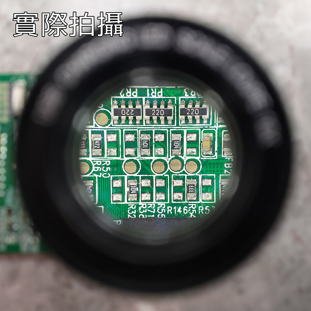 [Hamlet] 10x/40D/28mm LED充電式消色差量測型高倍放大鏡 N452, , large