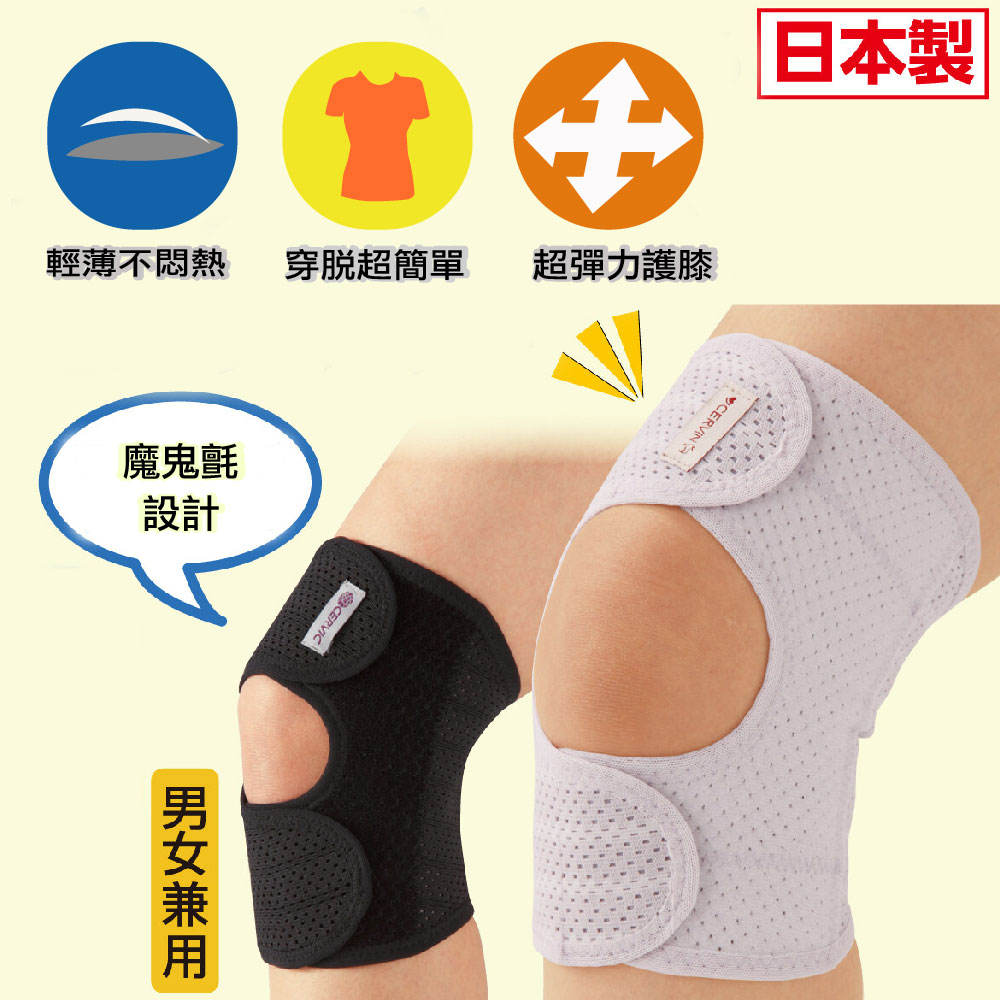日本製【CERVIN】速乾彈力包覆護膝, , large