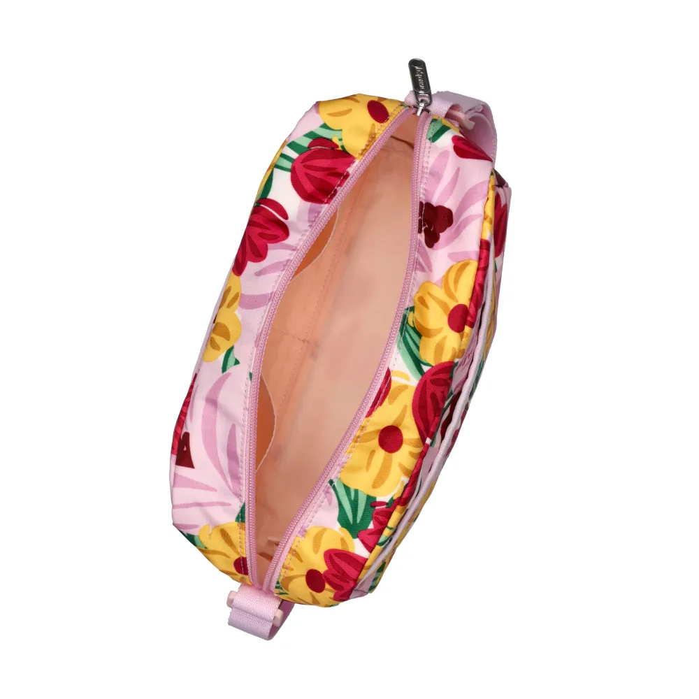 |快速出貨|Lesportsac Daniella Crossbody 拉鍊斜背包 側背包 送禮推薦-粉紅花漾, , large