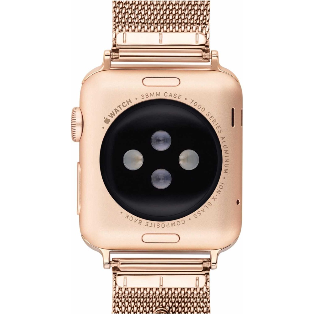 COACH Apple Watch 錶帶 38/40mm 適用 茶花米蘭錶帶 - 玫瑰金色(不含手錶), , large
