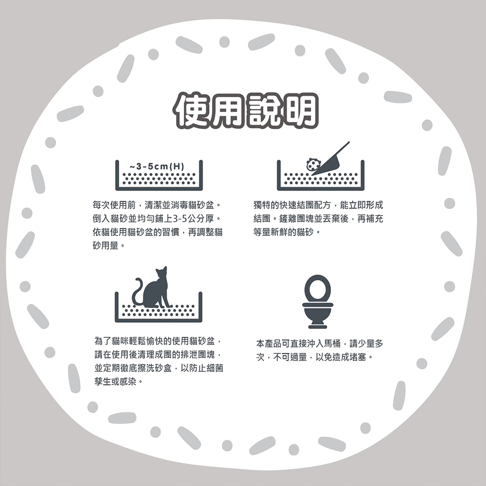 【幸福時刻】6合1混合貓砂 豆腐砂 礦砂 6L/2.5Kg X 6包組, , large