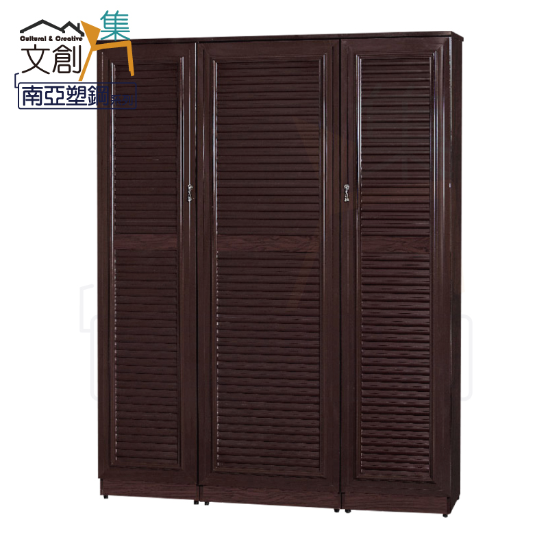 【文創集】瓦多 環保5.1尺南亞塑鋼玻璃多功能雙面櫃/玄關櫃(客約商品), , large