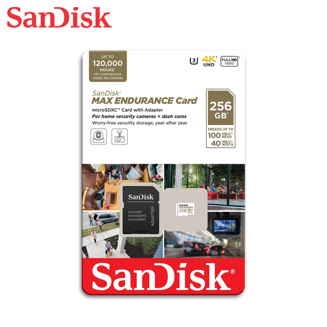 【SanDisk】MAX ENDURANCE 256G UHS-I V30 U3 microSDXC 記憶卡, , large