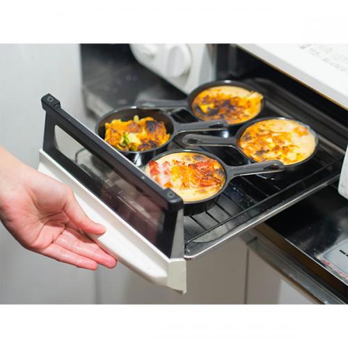 9cm Iron One-Handed Baking Pan (Single), , large