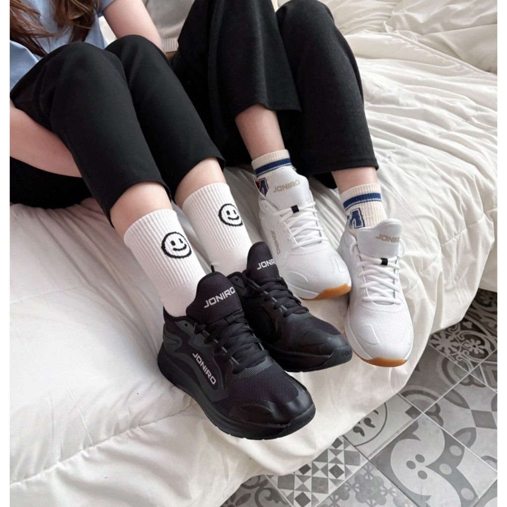 【JONIRO】MIT台灣製造 Buzzer 經典老爹鞋 黑色 潮感復古 籃球休閒百搭鞋, , large