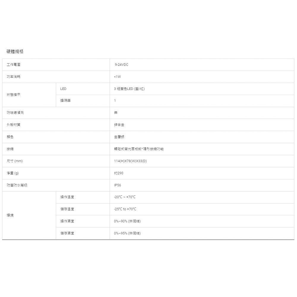 昌運監視器 SOYAL AR-321-K(AR-321K) E1 125K EM 銀色 按鍵鍵盤門禁讀頭 感應式讀頭, , large