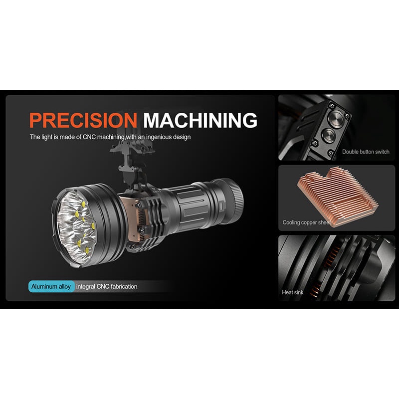 ACEBEAM X75 High-brightness flashlight, , large