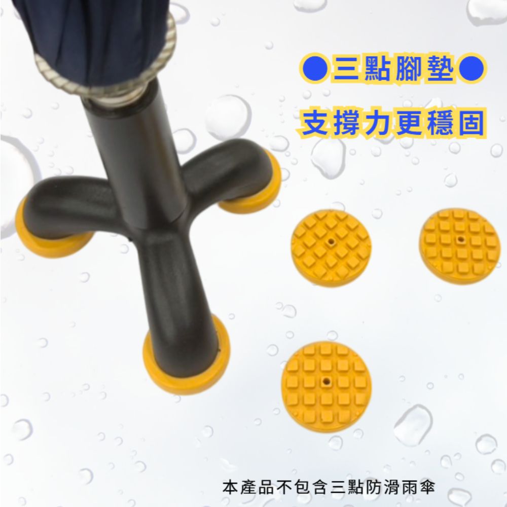 金德恩 GS MALL 台灣製造 一組3入 防滑雨傘止滑替換墊 雨傘墊 雨傘止滑墊 防滑墊 防滑雨傘墊 止滑替換墊 止滑墊, , large