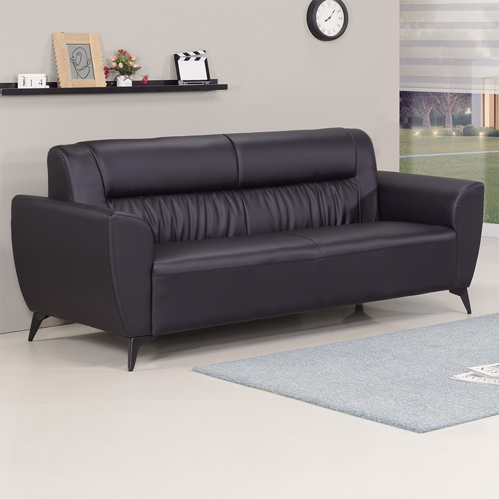 【Hampton 漢汀堡】貝爾維仿皮辦公三人沙發, , large