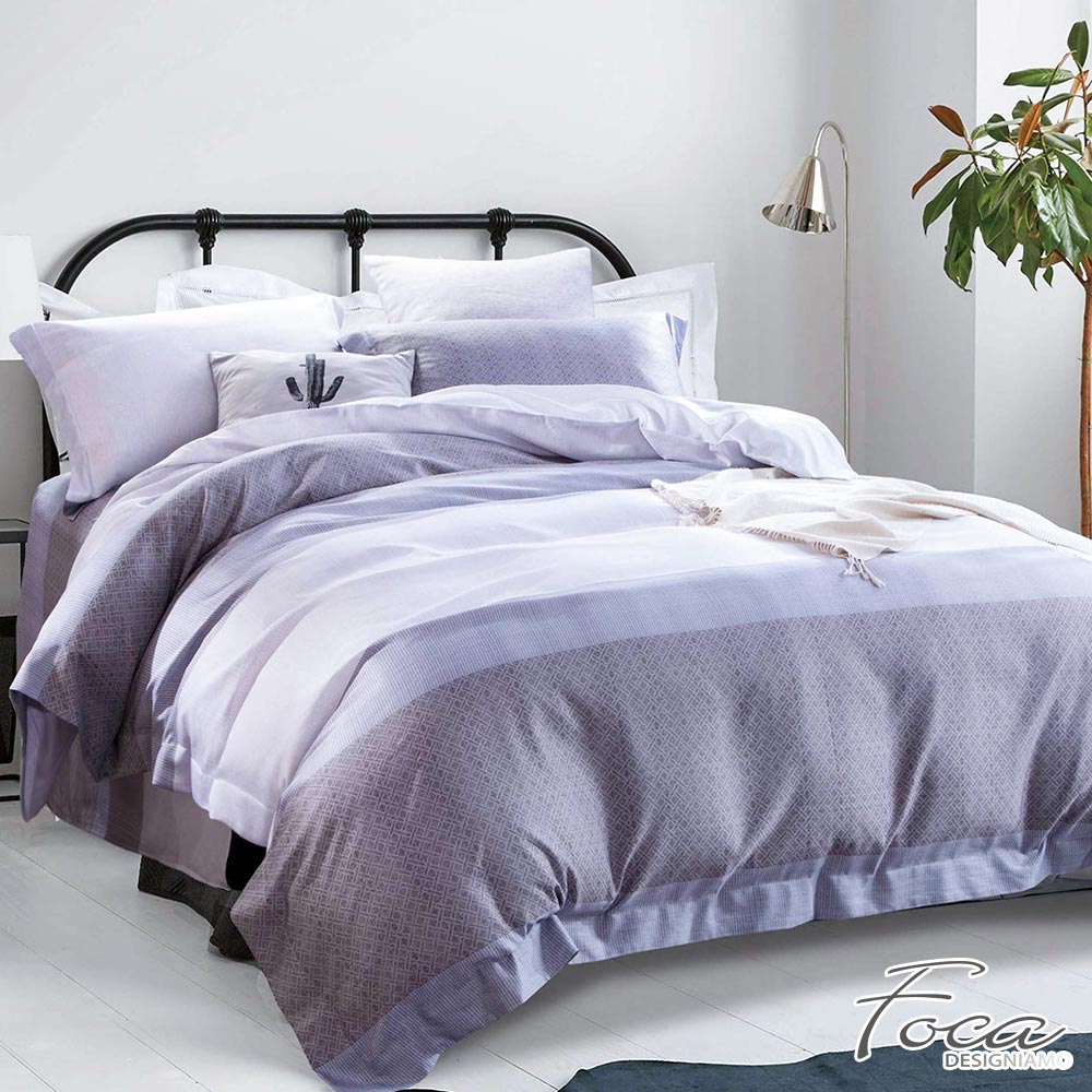 【FOCA】Waltz of Love | Patented Moisture-Wicking Lyocell Six-Piece Quilted Duvet Cover Set - Double, , large