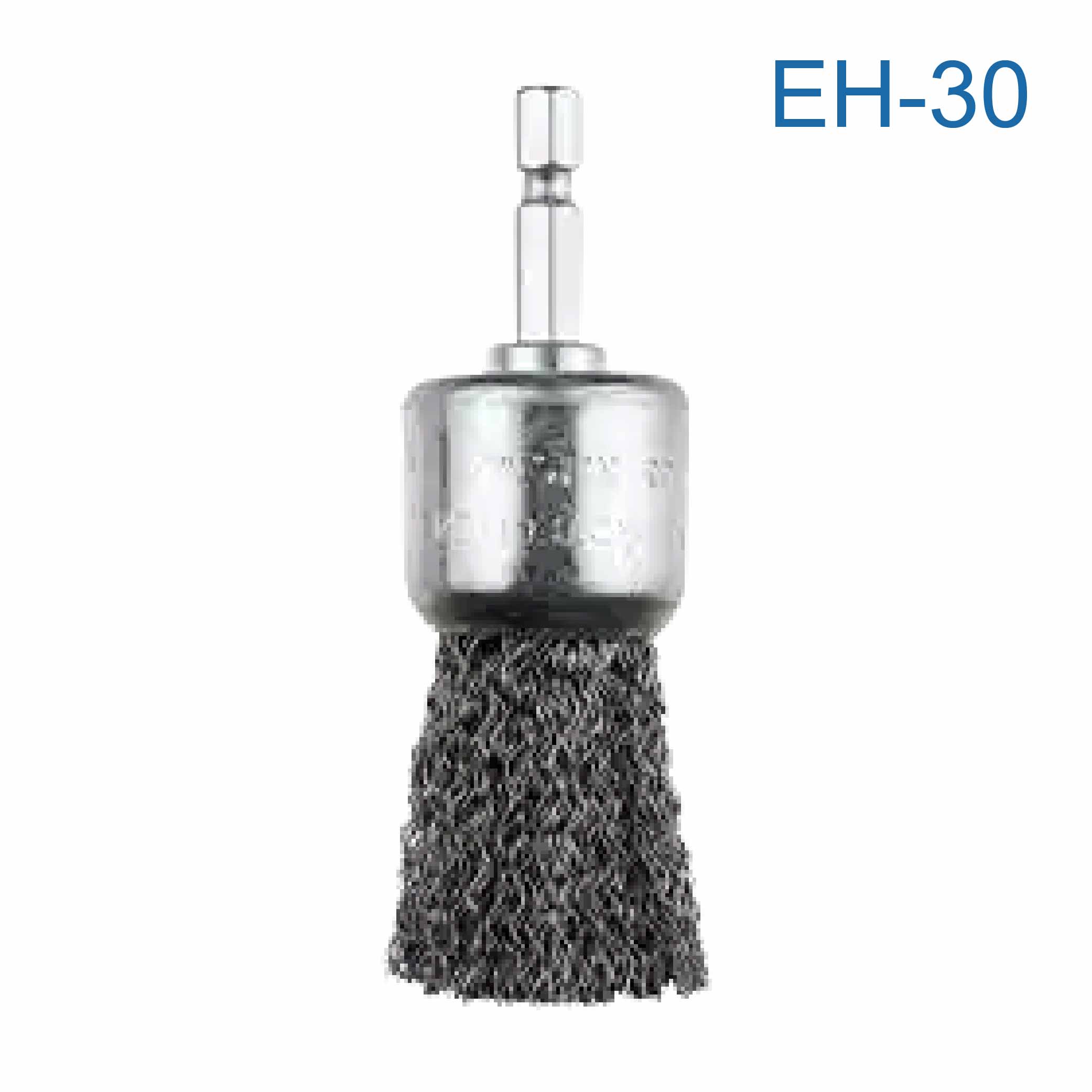 鉅玉經典｜Hexagonal handle wire brush with handle and flush tip EH-30, , large