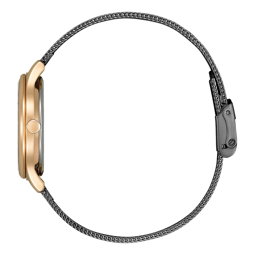 CITIZEN 星辰 光動能時尚菱格紋米蘭帶女錶-32mm EM0509-87E, , large
