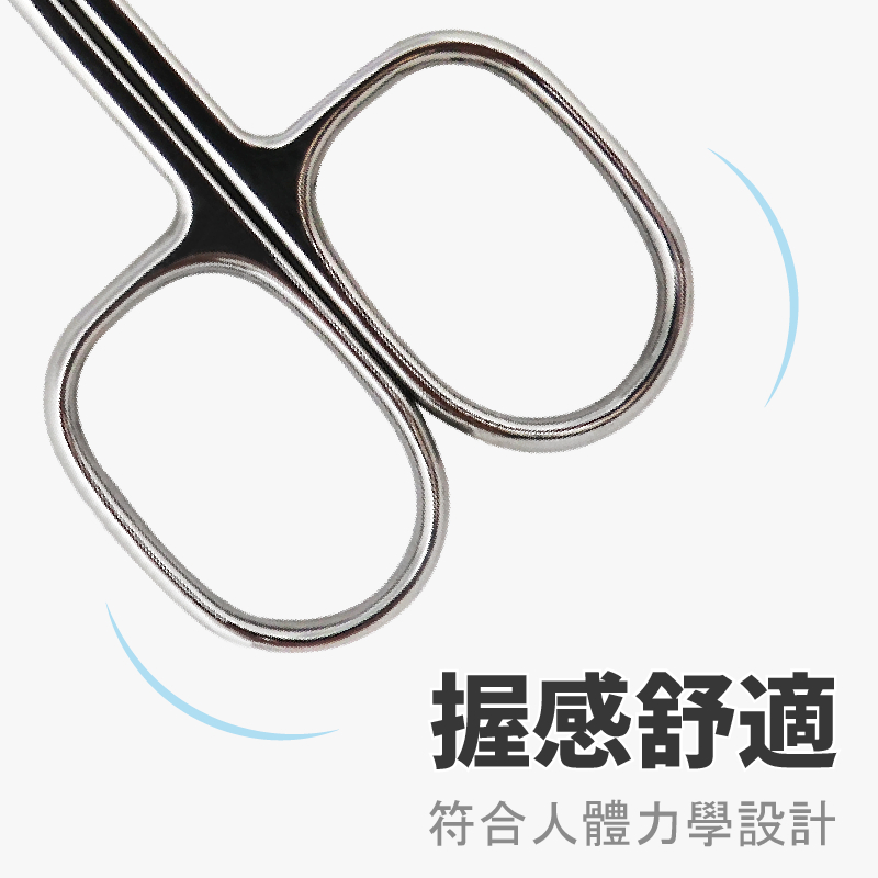 Manicure Scissors Cuticle Multipurpose - Stainless Steel Beauty Scissors for Nails, Eyebrow, Eyelash, and Foot Care Curved Blade with Ergonomic Handle for Men and Women SUNDEN SD2253A, , large