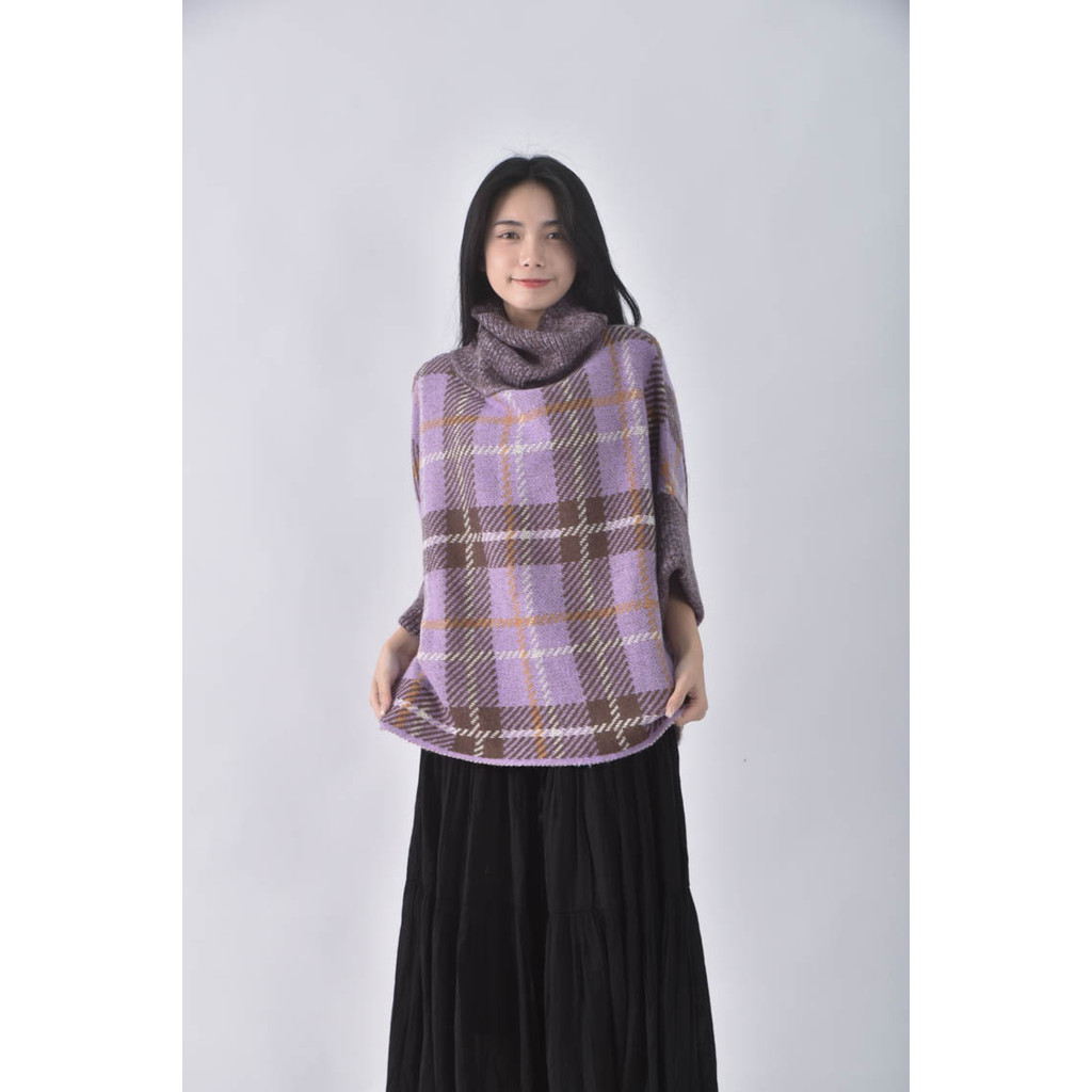 (2XL) vero moda高領紫色短袖上衣二手衣, , large