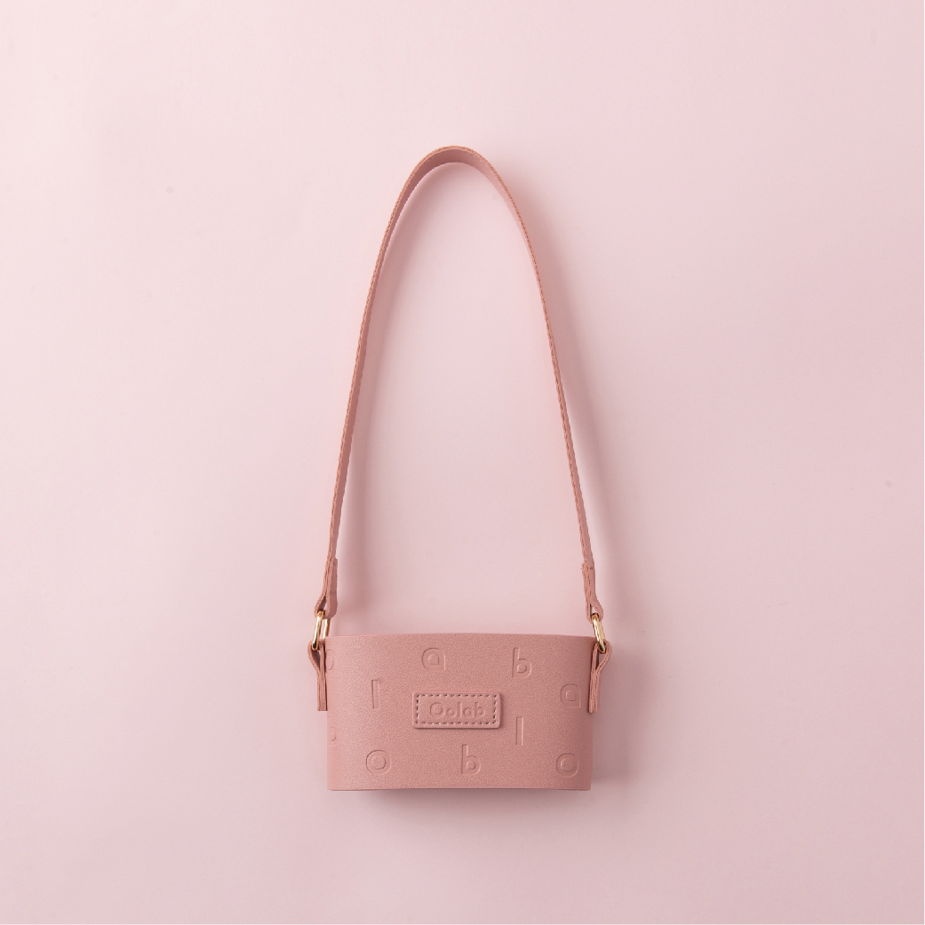 【Oolab 良杯製所】Oolab字母皮革杯提袋, , large