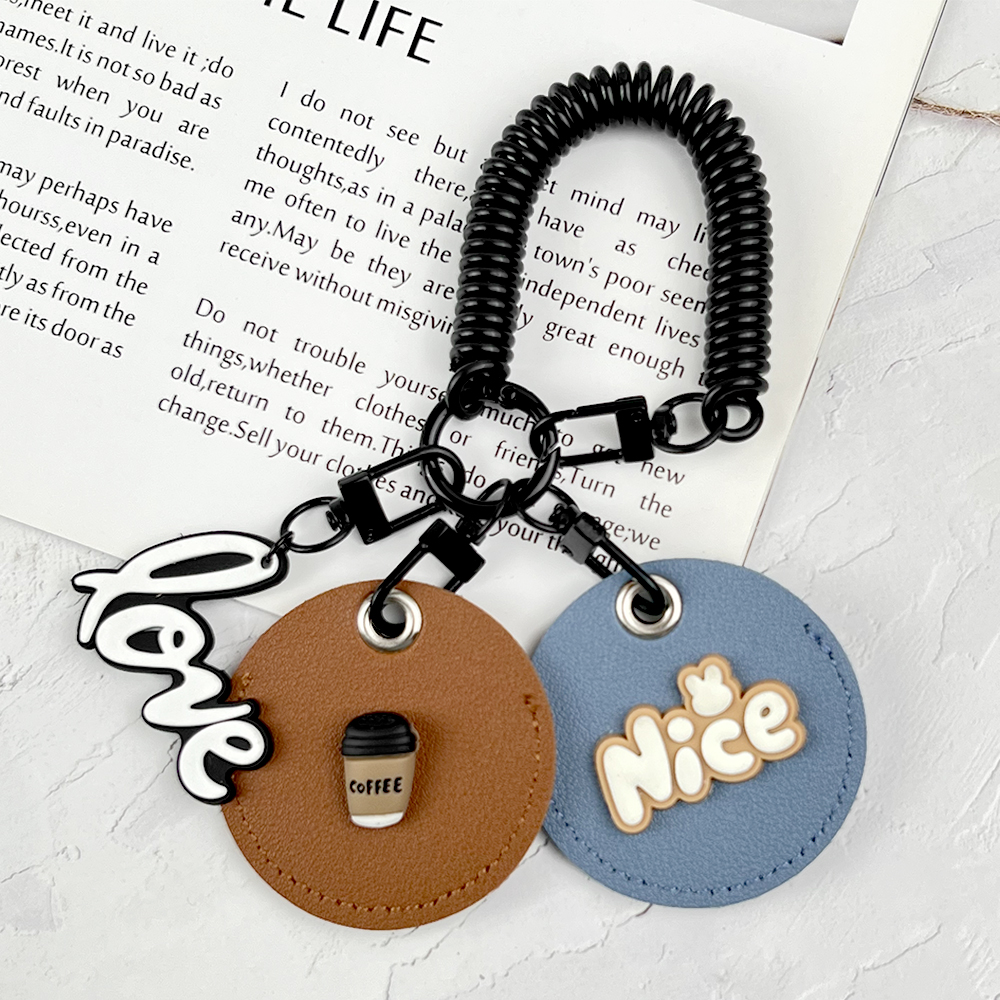 感應磁扣套【4款可選】3.5cm磁扣可用 皮革鑰匙圈 卡套鑰匙圈 感應磁扣鑰匙圈 pu皮革 鑰匙圈 彈簧掛繩 龍蝦扣 伸縮拉繩, , large
