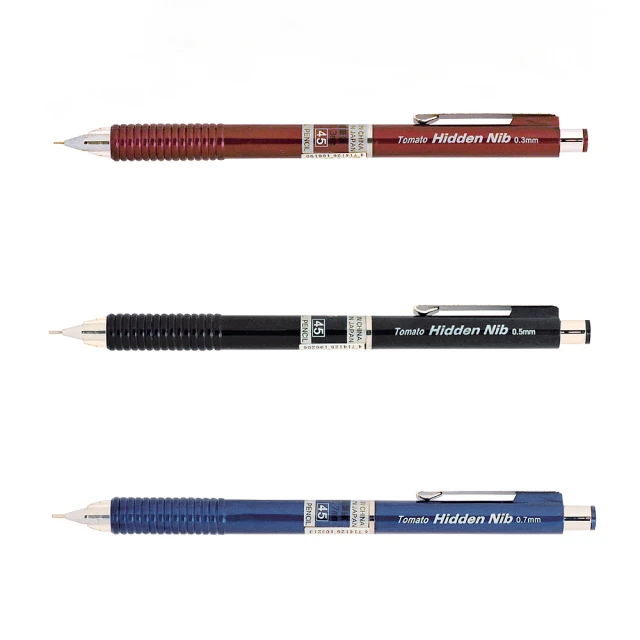 【MBS 萬事捷】伸縮自動鉛筆 0.3mm/0.5mm/0.7mm 12支/盒 HN-50  -  多款可選, , large