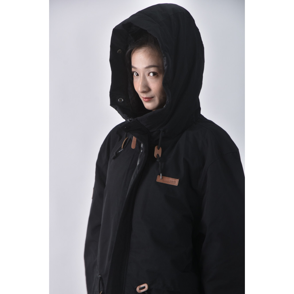 (XL) one boy長版黑色外套二手衣, , large
