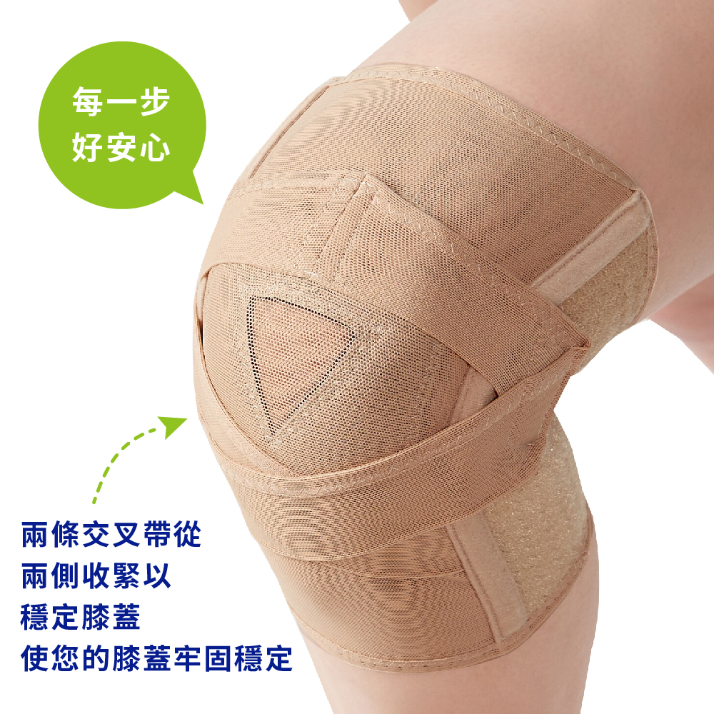 日本製【CERVIN】可調式輕薄彈力護膝, , large