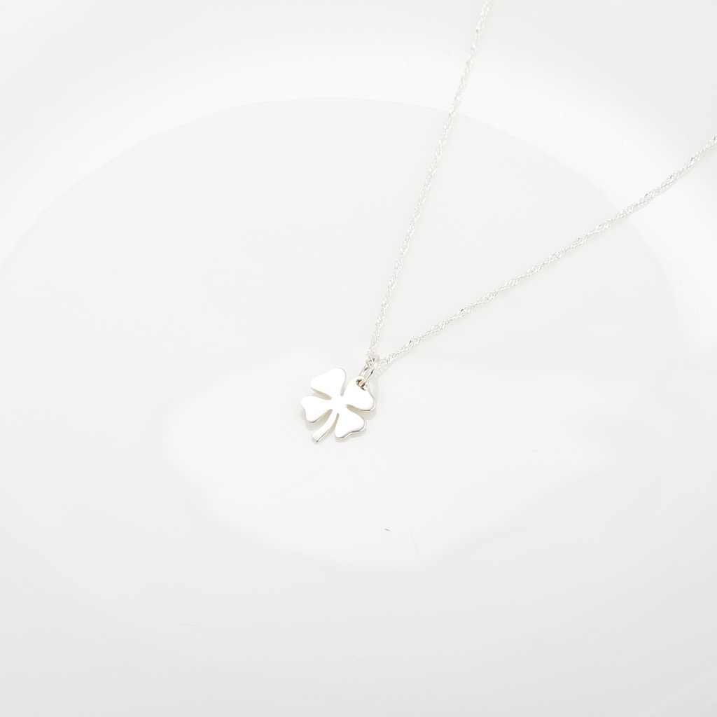 【Angel & Me】幸運草 四葉草 Four Leaf Clover s925 純銀 項鍊 生日 情人節 禮物, , large