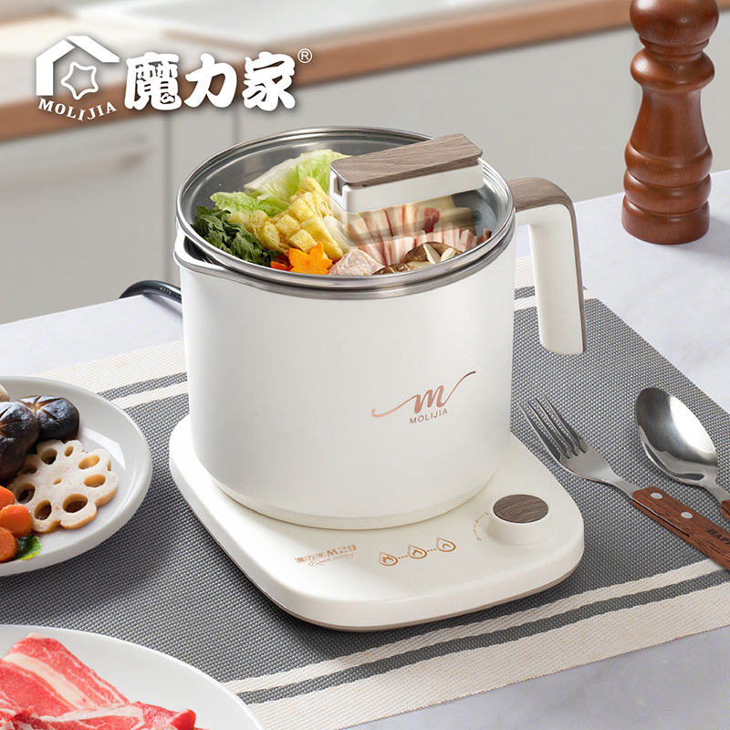 MOLIJIA M29 1.7L Insulation/Separable Cooker - Wheat White, , large