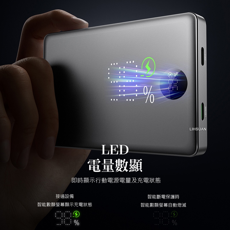 AIDOGA PB4061 PowerSmart PD 22.5W 10000mAh 38.5Wh Power Bank, , large
