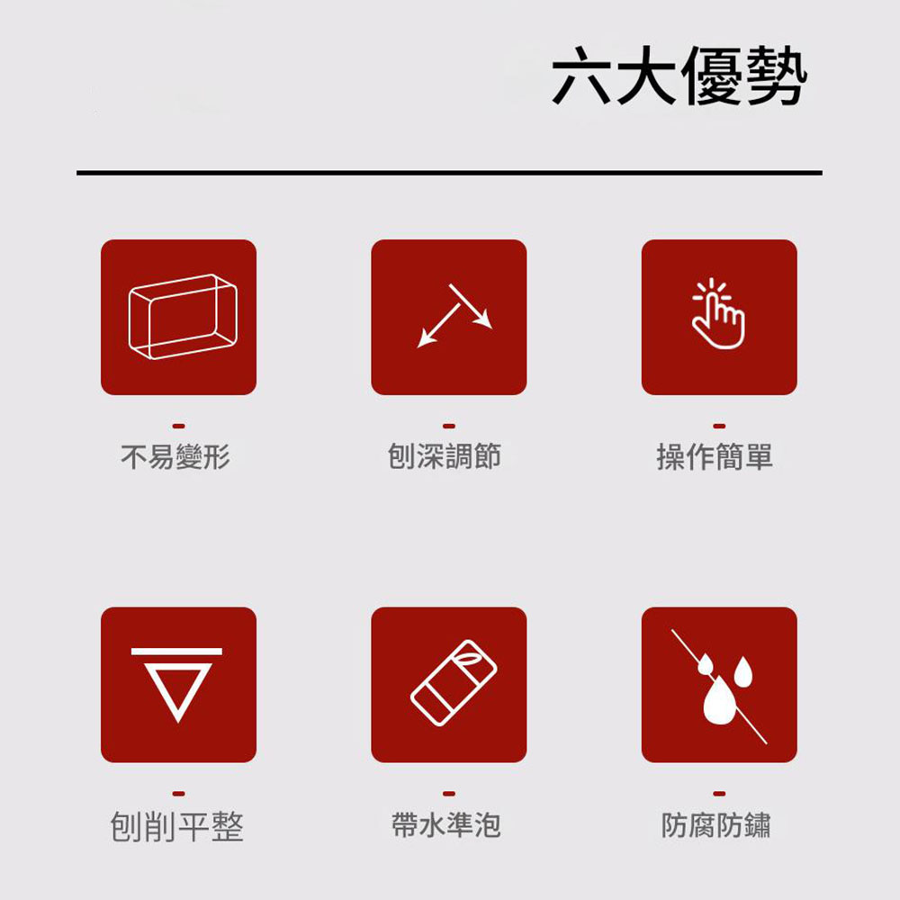 木工倒角刨-帶靠山-1/4圓刀頭(黑), , large