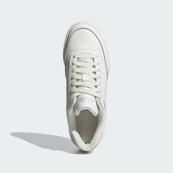 Adidas Court Super W 女 休閒鞋 運動 經典 皮革 三葉草 簡約 米白 [IE8079], , large