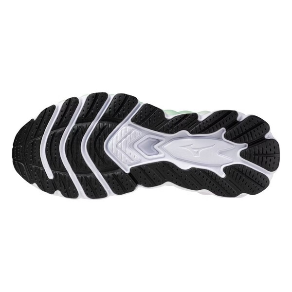 Mizuno Wave Sky 8 男 慢跑鞋 彈力 支撐 緩震 藍灰 綠 [J1GC240251], , large