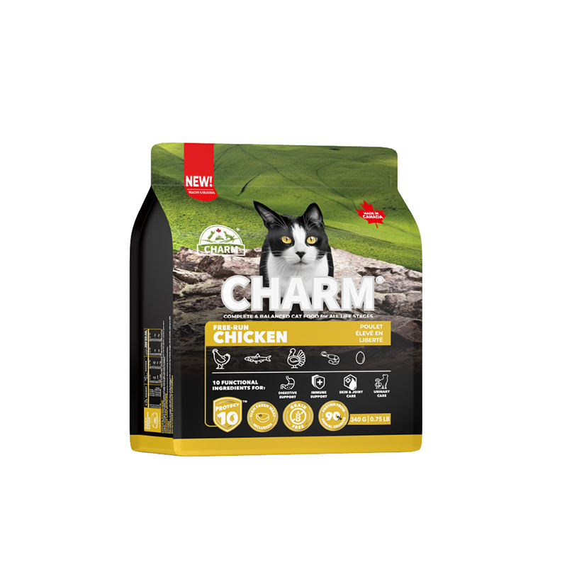 【CHARM 野性魅力】超能精華無穀貓飼料 340g-雞肉口味, , large