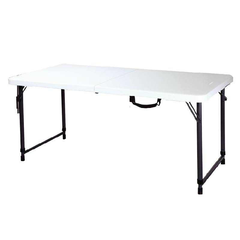 Fold-In-Half Adjustable Table, , large