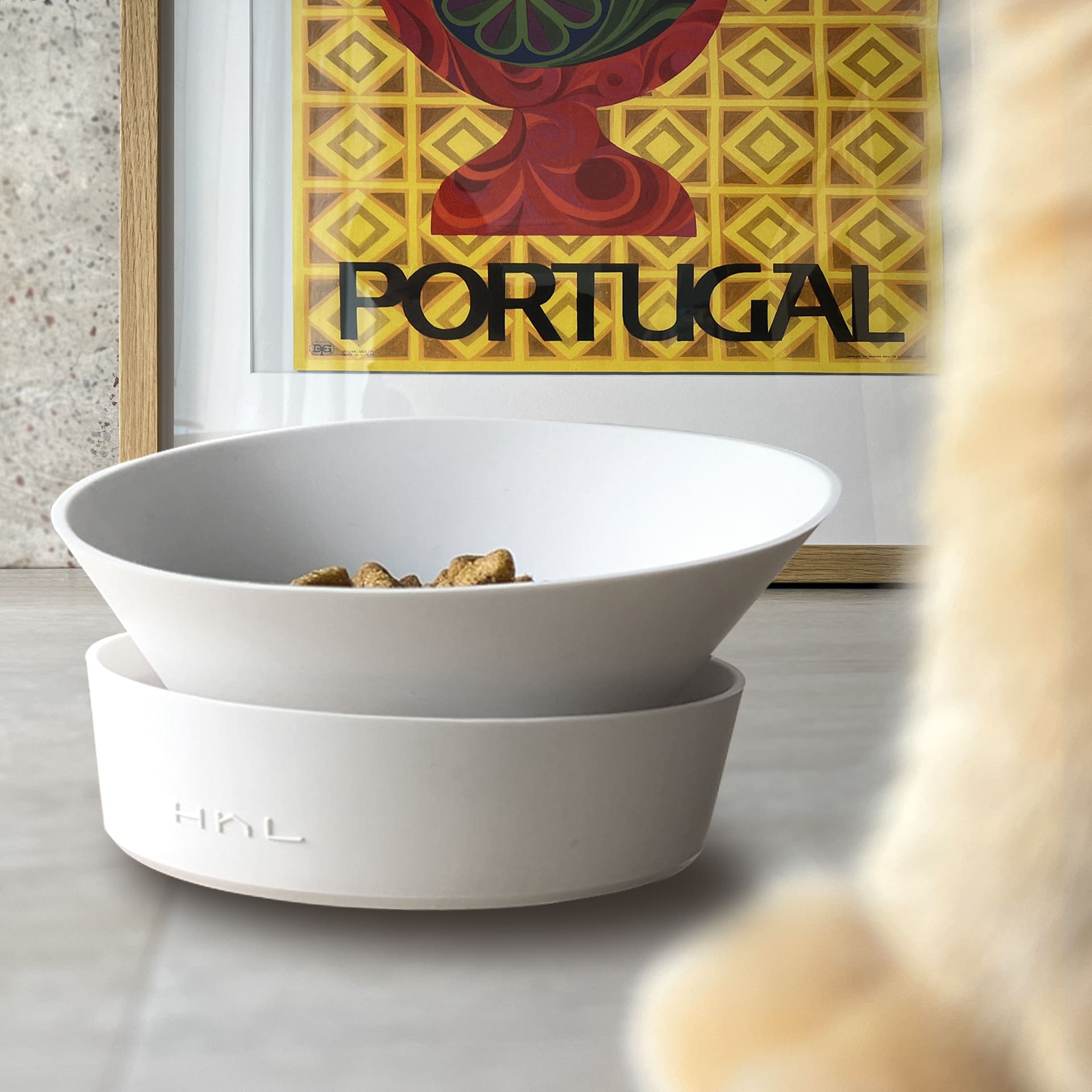 [HhL] MASTER BOWL | Ant-Proof Pet Bowl / One Bowl (White), , large