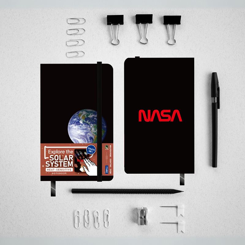 NASA Solar System Heat-Sensitive Notebook, , large