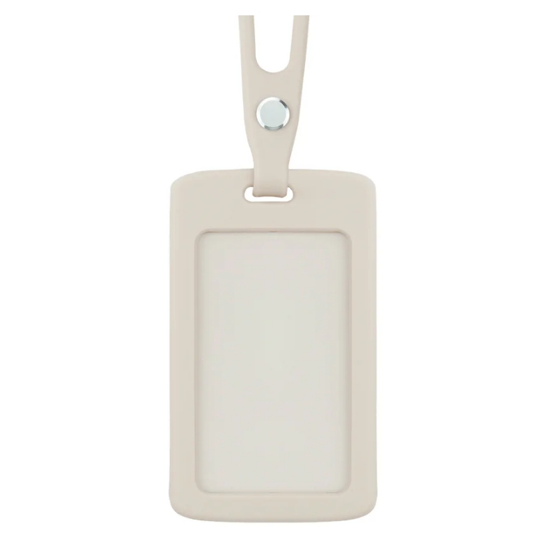 力大牌ABEL 舒展 超Q彈矽膠證件套繩組(03603)杏灰, , large