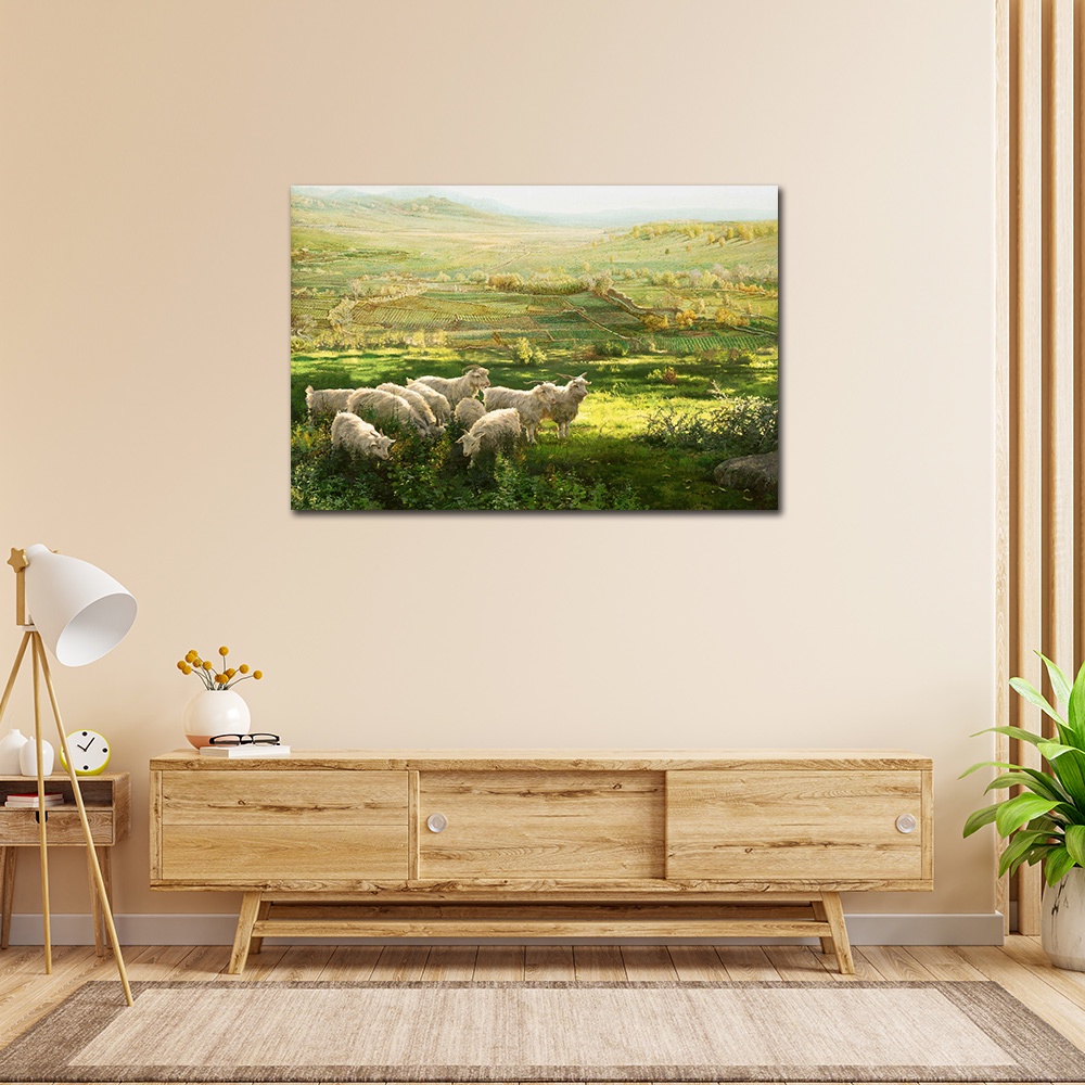 【御畫房】春風得意 國家一級畫師手繪油畫60×90cm(VF-12), , large