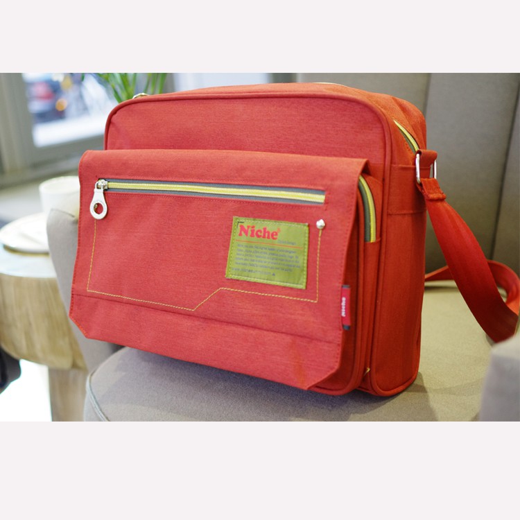 【Niche 樂奇】翻蓋拉鍊側肩包 斜背包  郵差包 NCL-5312, , large
