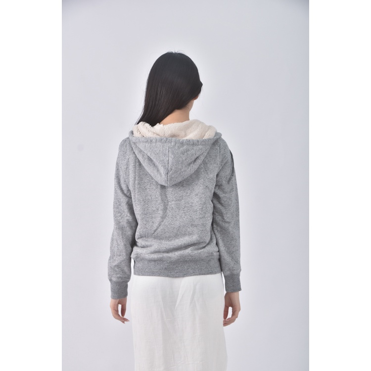 (L) uniqlo內刷毛灰色外套二手衣, , large