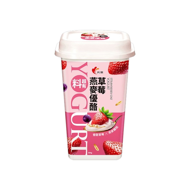 光泉草莓燕麥優酪500g
