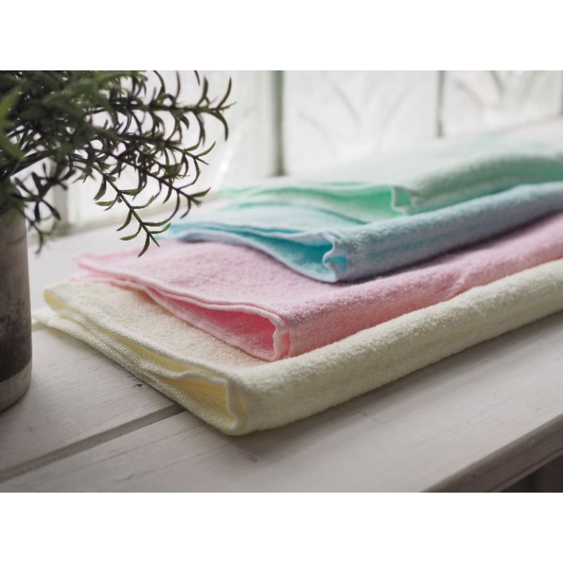 [Kaimei Cotton Industry] 12 entered into the group, random and excellent, MIT made in Taiwan, selected 20 taels of plain towels, , large