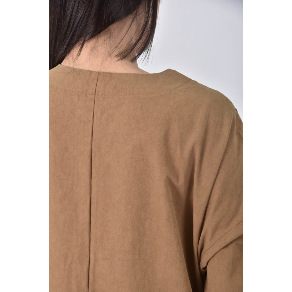 (4XL（含）以上) jardinet高腰直線條棕色連身裝二手衣, , large
