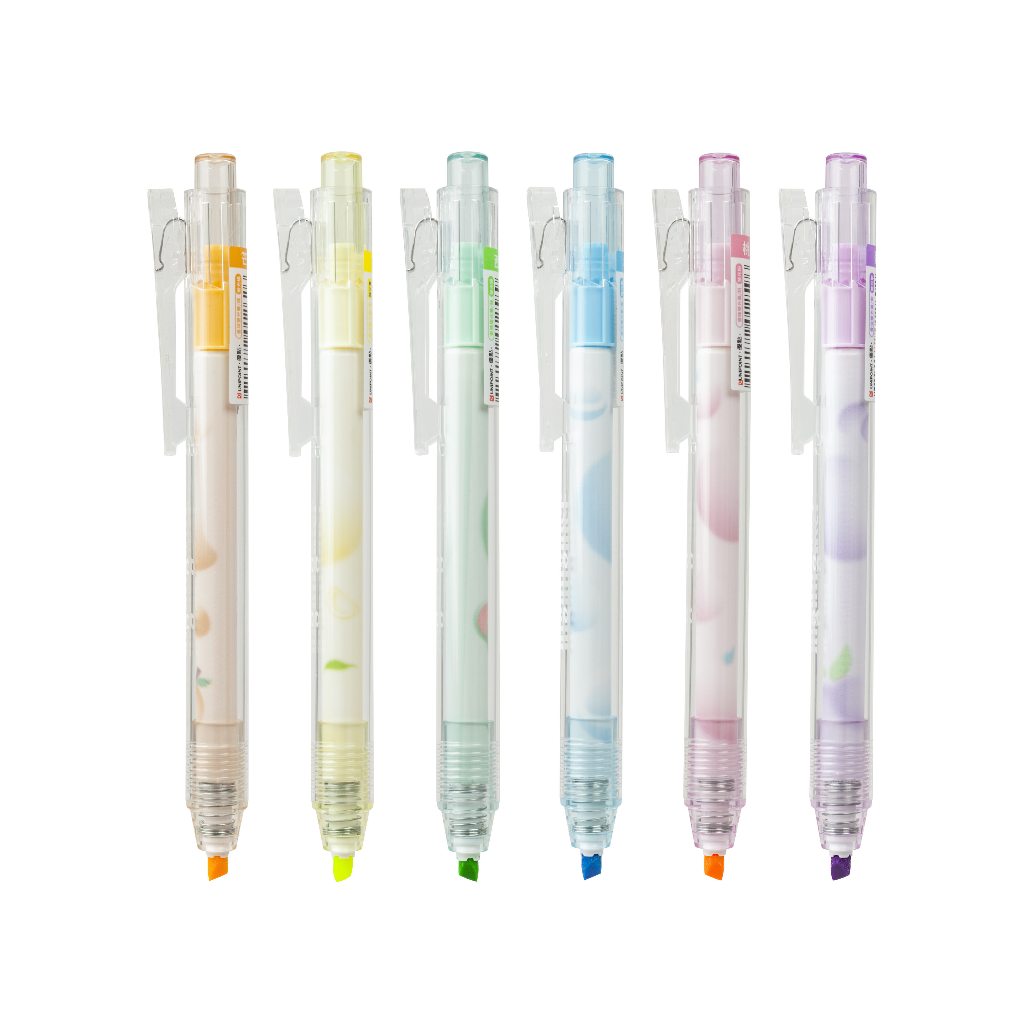 ACE英士 優點 725RH香香按動螢光筆(多色)*西瓜/綠, , large