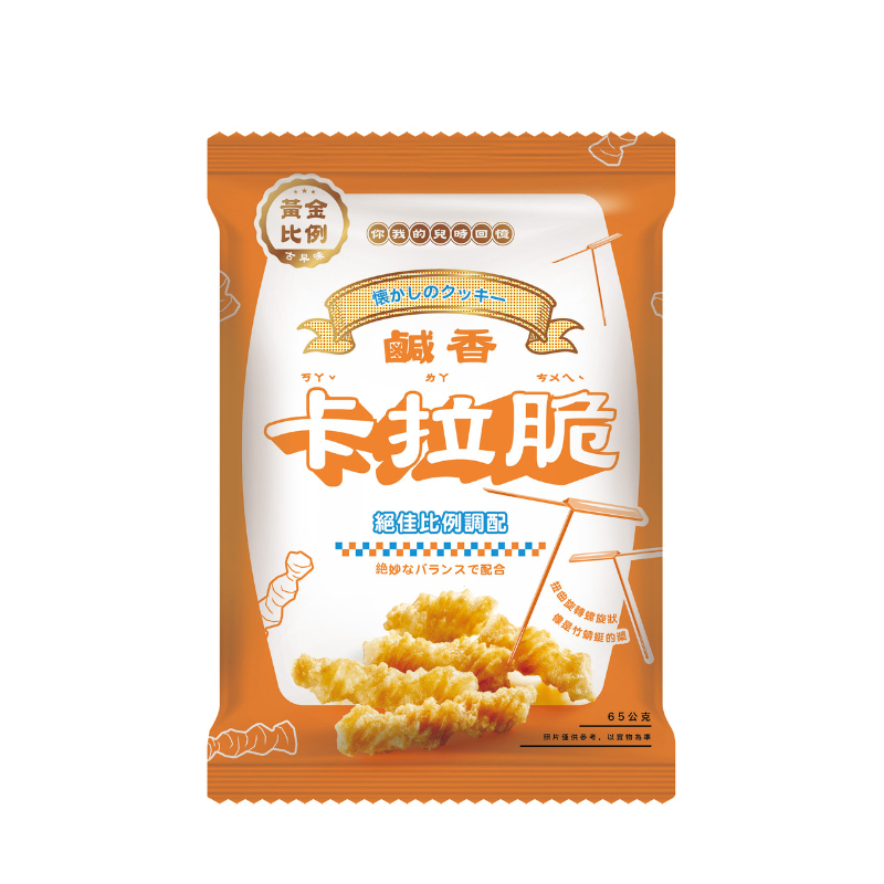 [泓俐]黃金比例古早味卡拉脆(鹹), , large