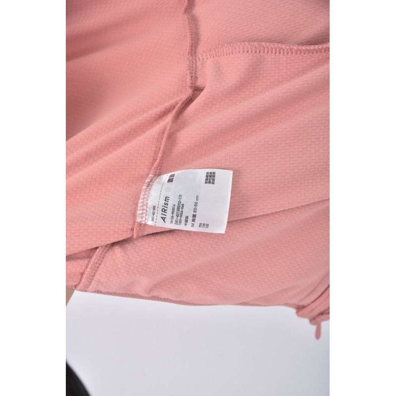 (M) uniqlo質感連帽防曬粉色外套二手衣, , large
