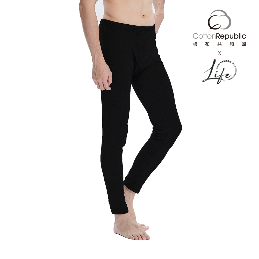 CR熾燒厚刷絨保暖男長褲, , large