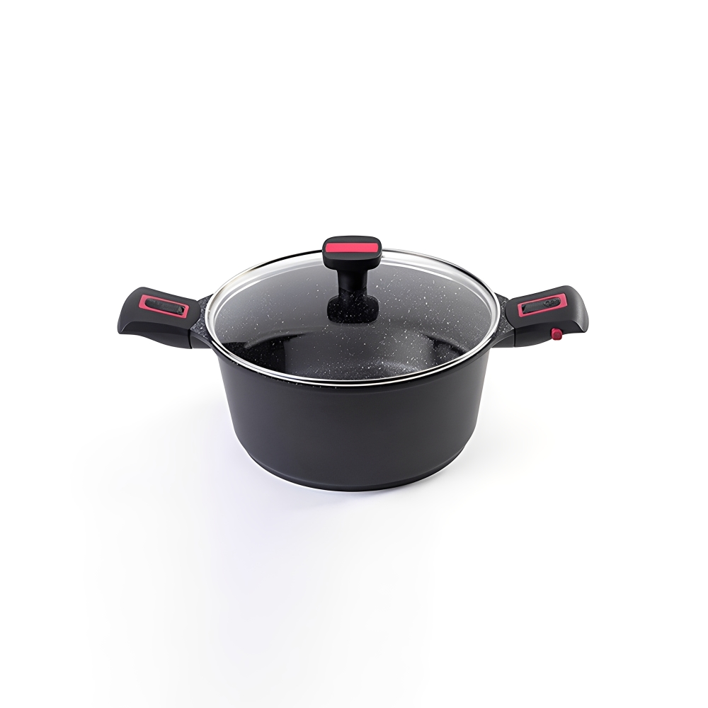 Baumalu-Granit Pro雙耳湯鍋附蓋-24cm, , large