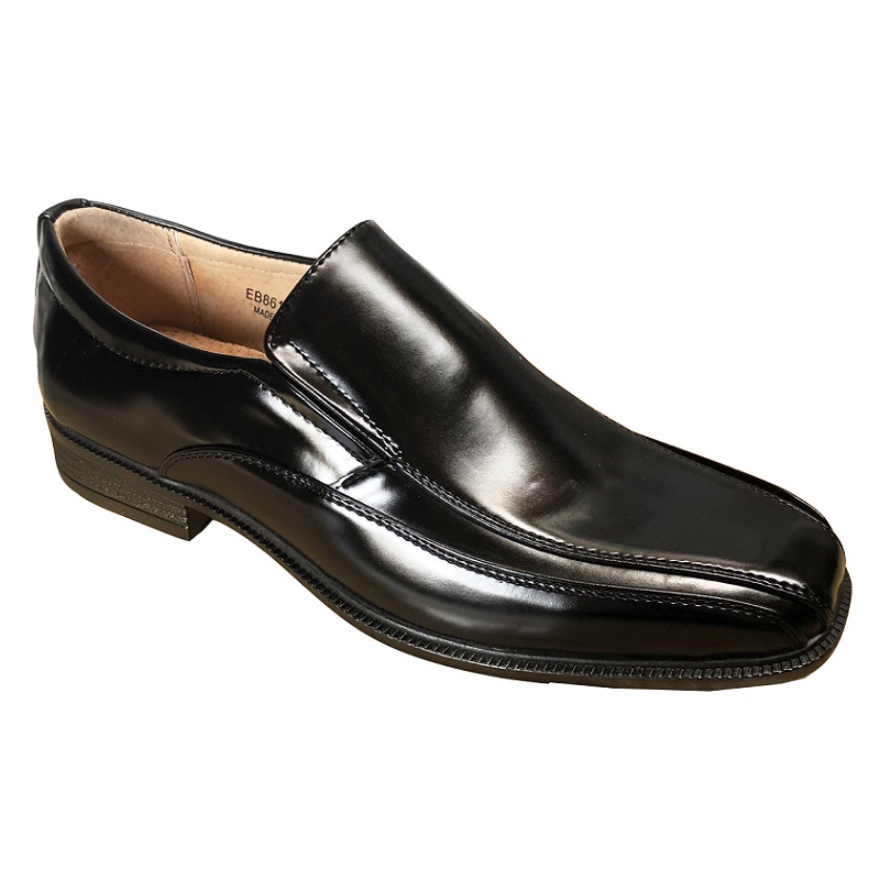 Mens Smart Shoes, 黑色-25cm, large