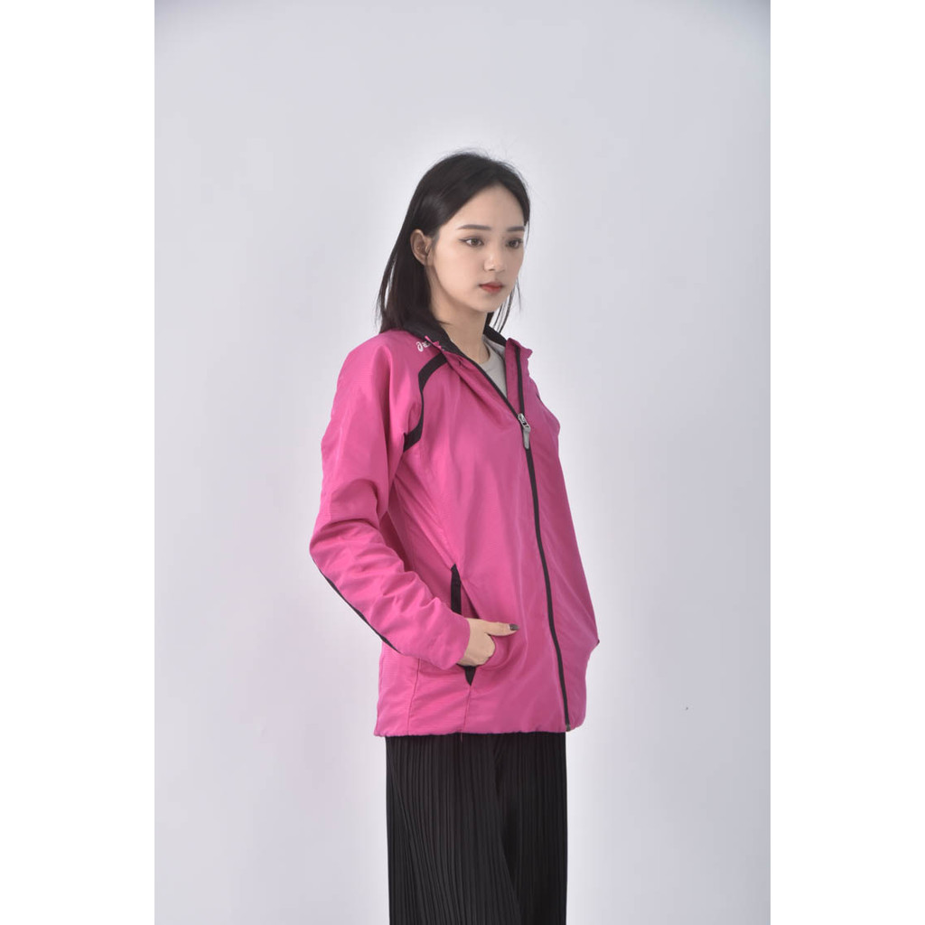 (L) asics防風粉色外套二手衣, , large