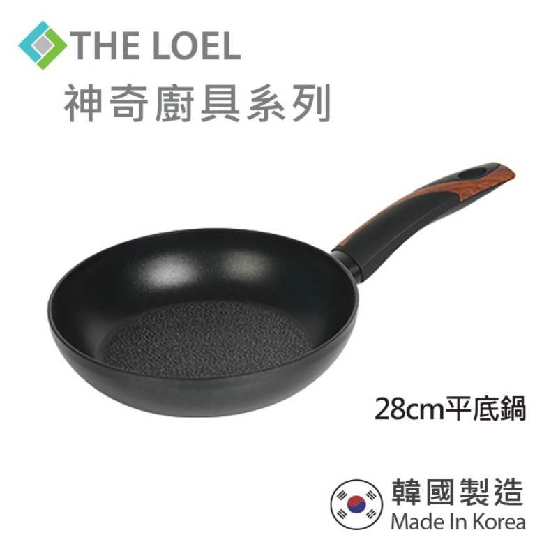 THE LOEL Premium Non-stick 28cm Fry Pan / 28cm Tempered Glass Lid, , large