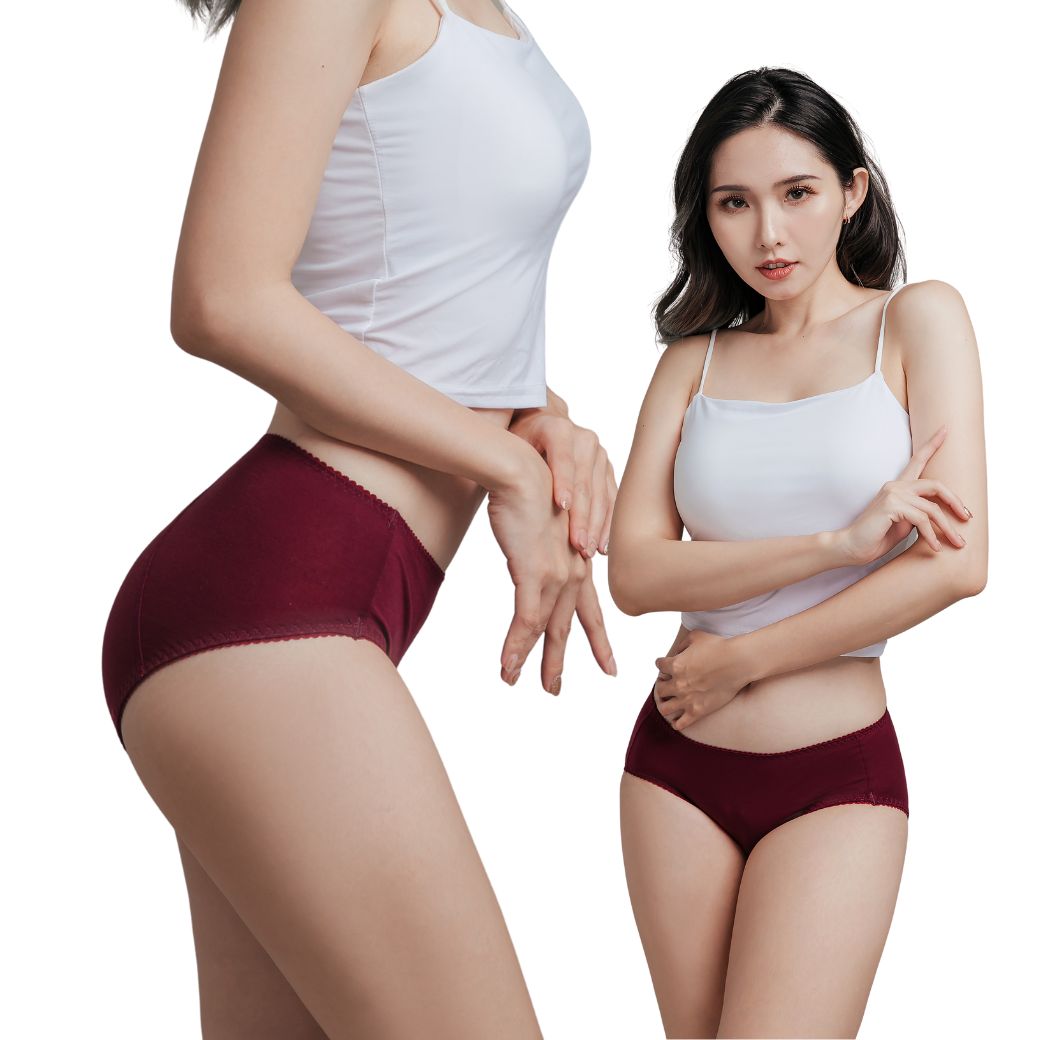 【NEONER】Modal Mid-Rise Soft & Skin-Friendly Heavy-Flow Nighttime Period Underwear, , large